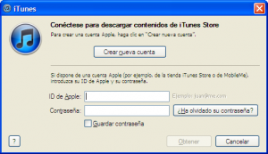 iTunes2 300x173 Crear una cuenta Apple (Apple ID) para la App Store o iTunes sin asociarla a una tarjeta de crédito