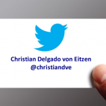 Tarjeta de visita de Christian Delgado von Eitzen en Twitter