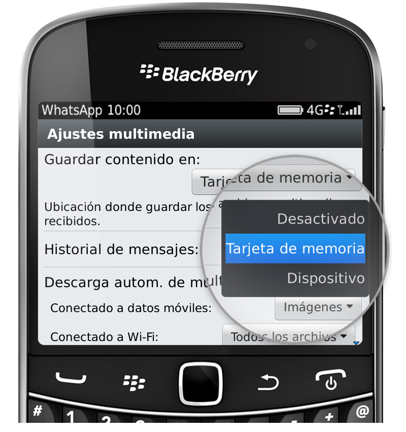 ¿Cómo hago para descargar WhatsApp en mi BlackBerry?