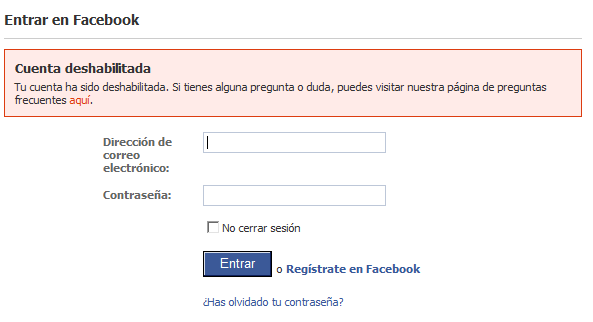 Cómo solucionar el problema al iniciar sesión en Facebook está