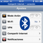 iPhone compartir Internet