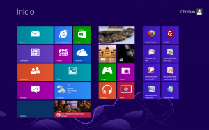 Windows 8 recién arrancado