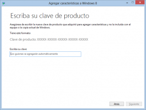 Agregar características a Windows 8 (Windows Media Center)