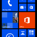 Captura de pantalla en Windows Phone 8