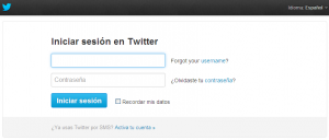 Iniciar sesión en Twitter