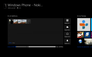 Captura de pantalla de Windows Phone app