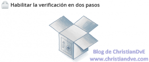 Verificación en dos pasos de Dropbox