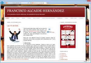 Blog de Francisco Alcaide