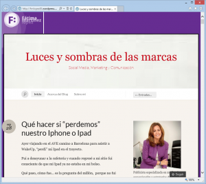 Blog de Fátima Martínez López - Luces y sombras de las marcas