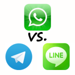 WhatsApp vs. Telegram vs. Line