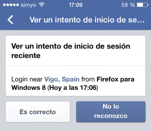 Autorizar el inicio de sesión en Facebook vía app