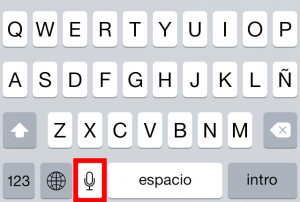 Dictar en iOS - iPhone