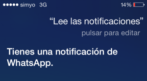 Siri, lee las notificaciones