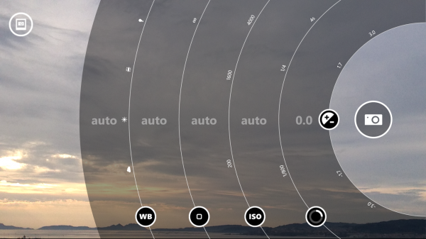 Controles manuales de la cámara de fotos en el Nokia Lumia 1520