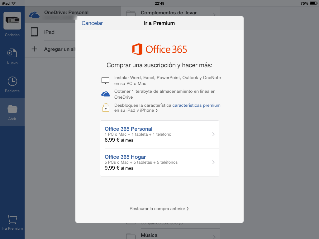 Office en móviles y tabletas: opciones en iOS, Android, Windows Phone