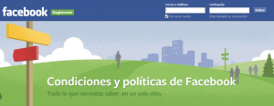 Facebook: condiciones y políticas