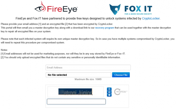 FireEye DecryptoLocker