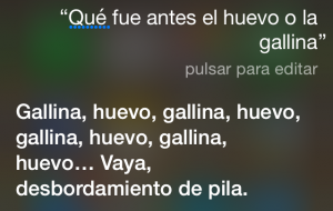 ¿Qué fue antes, el huevo o la gallina? Gallina, huevo, gallina, huevo, gallina, huevo, gallina, huevo… Vaya, desbordamiento de pila.