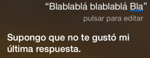  Bla bla bla bla - Supongo que no te gustó mi última respuesta.