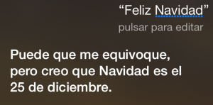 Feliz Navidad Puede que me equivoque, pero creo que la Navidada es el 25 de diciembre