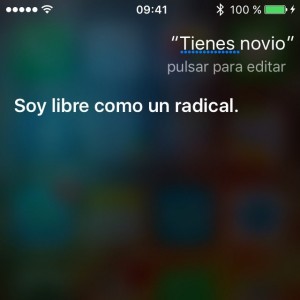 Soy libre como un radical.