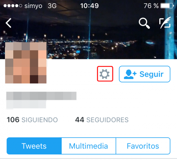 Denunciar una cuenta de Twitter por suplantación de identidad vía app