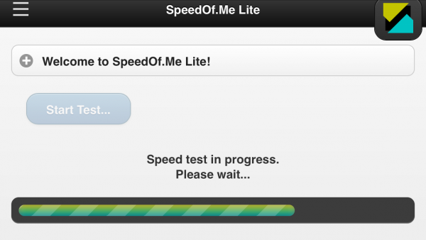 Prueba de velocidad con Speedofme