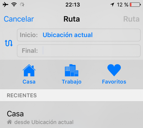 Lugares favoritos en Apple Maps