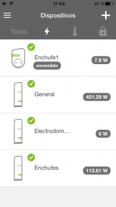 Dispositivos de control de monitorización de de energía