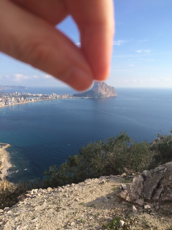 Un souvenir de Calpe en la Costa Blanca...