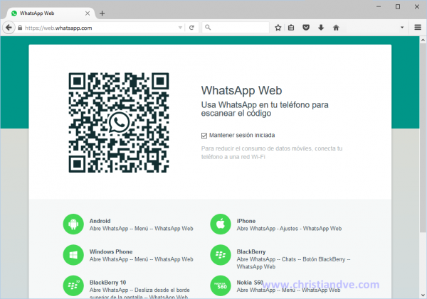 WhatsApp web