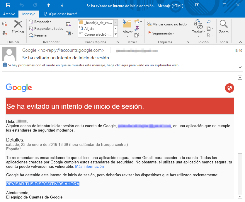 Invalidez solo Amabilidad Gmail: permitir acceso a aplicaciones menos seguras y solución a log in via  browser