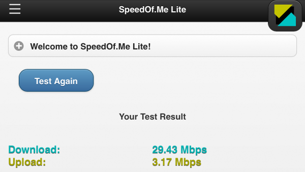 Resultados prueba Speedofme