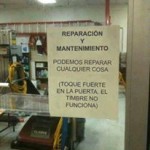 Reparación y mantenimiento: podemos reparar cualquier cosa. (Toque fuerte en la puerta que el timbre no funciona)