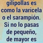 Es mejor pasar los peores momentos de pequeño... Y las enfermedades