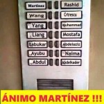 ¡Ánimo Martínez!