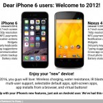 Usuarios de iPhone 6 (2014) bienvenidos a 2012