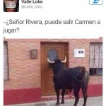 Señora Rivera, ¿Puede salir Carmen a jugar?