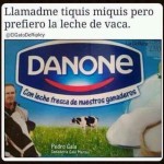 Llamadme tiquismiquis, pero prefiero la leche de vaca