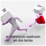 El matrimonio explicado en dos teclas...