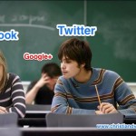 Facebook, Twitter y Google+ en clase