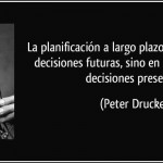 Una gran reflexión sobre la planificación a largo plazo...