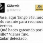 Base, aquí Tango 434. Iniciando vuelo rasante para reconocer el terreno...