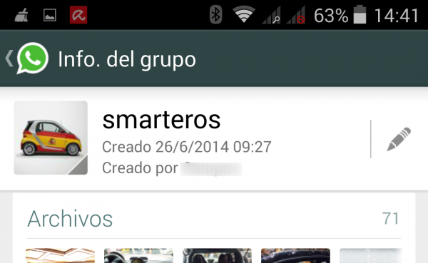 Grupo de WhatsApp de los Smarteros