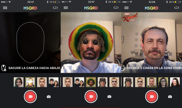 MSQRD: genial app para crear divertidos selfies y velfies 