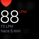 Medición de la frecuencia cardíaca en el Apple Watch