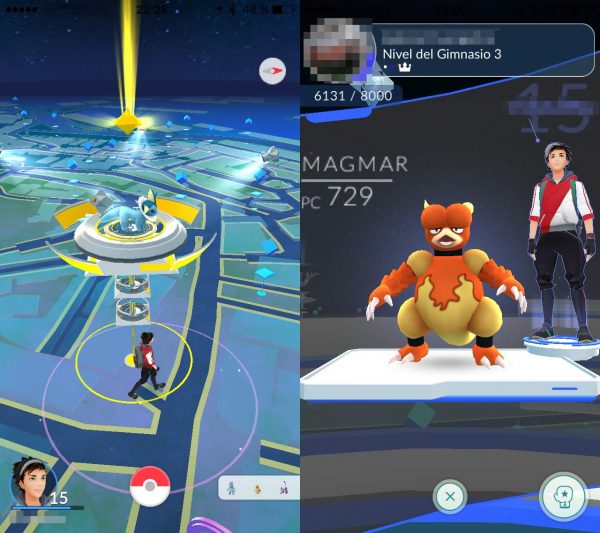 Gimnasio de Pokémon Go