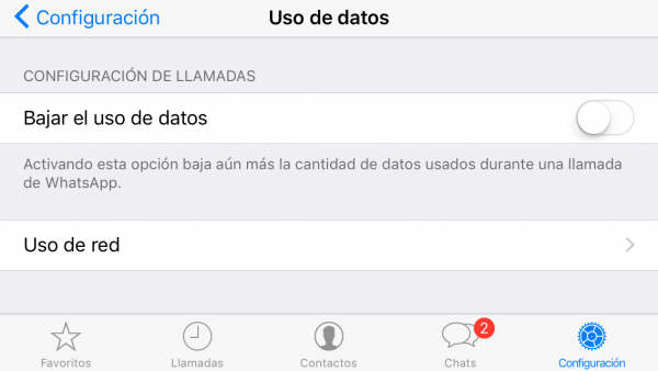 Cómo ahorrar batería y datos móviles en las llamadas de WhatsApp en iPhone 