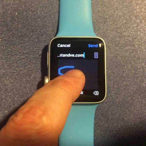 Escribir directamente letras en el Apple Watch con Scribble