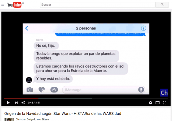 Avanzar un vídeo de YouTube con los números de 0 al 9